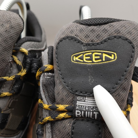 KEEN Shoes Mens 8D Grey Yellow Targhee III Waterproof Low Hiking F2892-11 main image 11